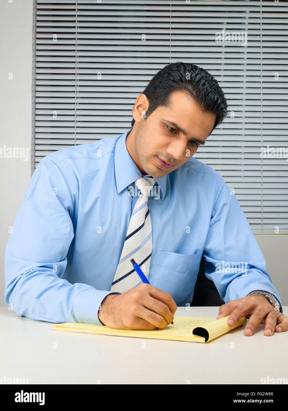 Le bloc-notes sur l'écriture exécutif M.# 779K Banque D'Images