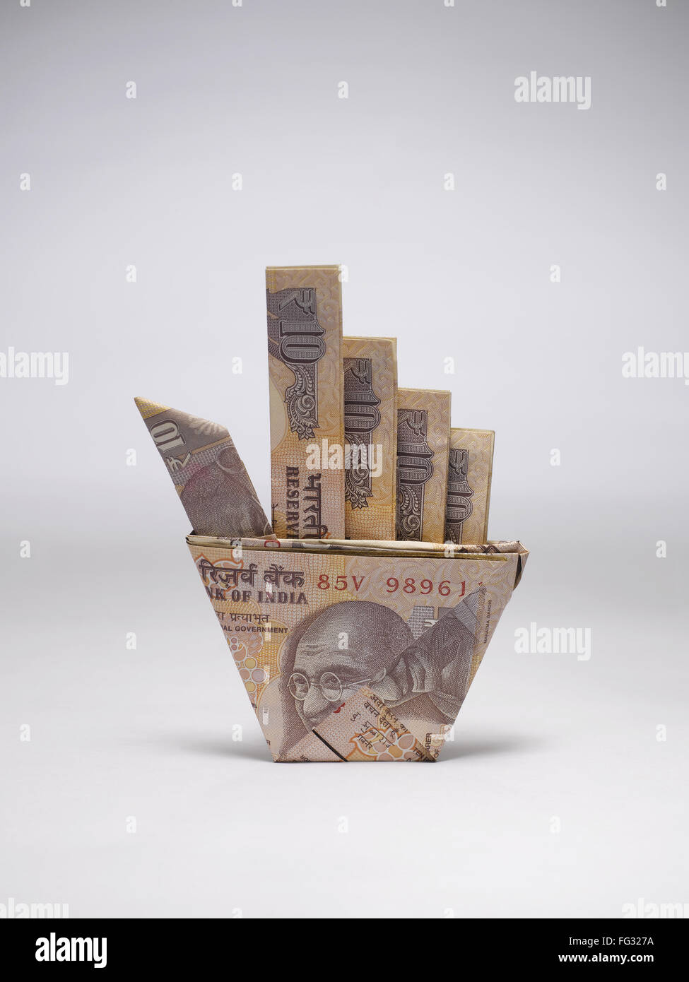 L'Inde monnaie origami Banque D'Images