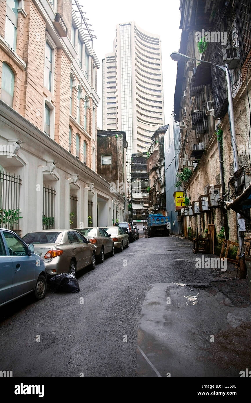 Bâtiment de la Bourse de Mumbai Maharashtra Inde Septembre 2010 Banque D'Images
