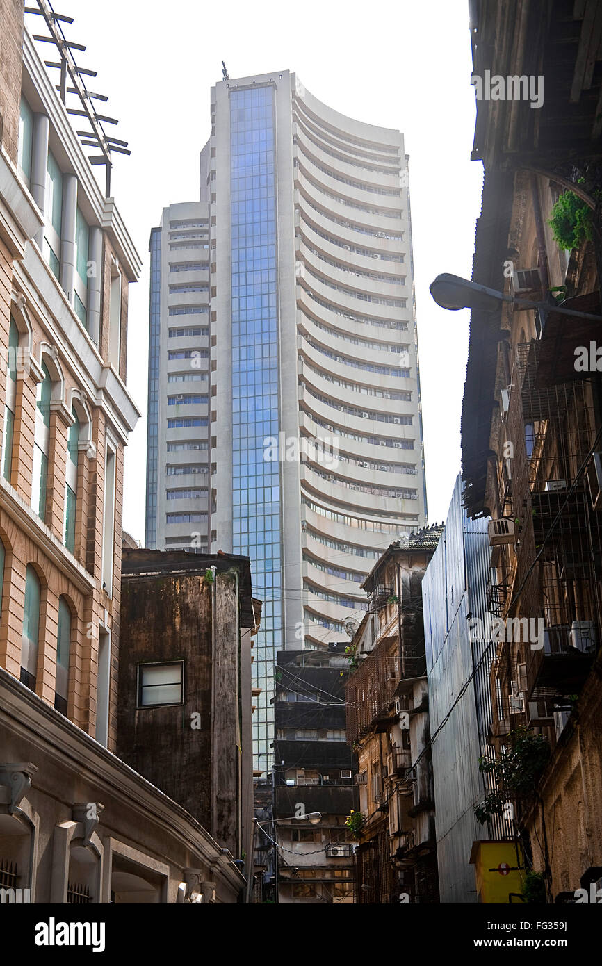 Bâtiment de la Bourse de Mumbai Maharashtra Inde Septembre 2010 Banque D'Images