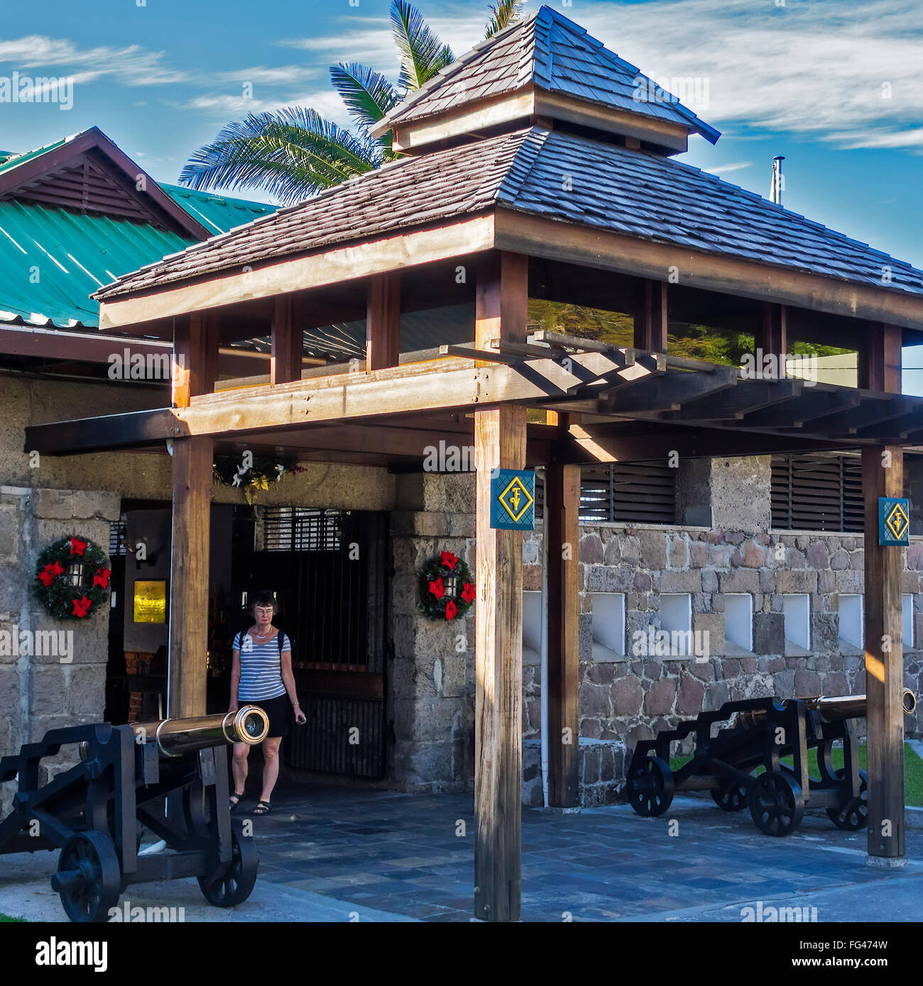 Fort Young Hotel Roseau Dominique Antilles Banque D'Images