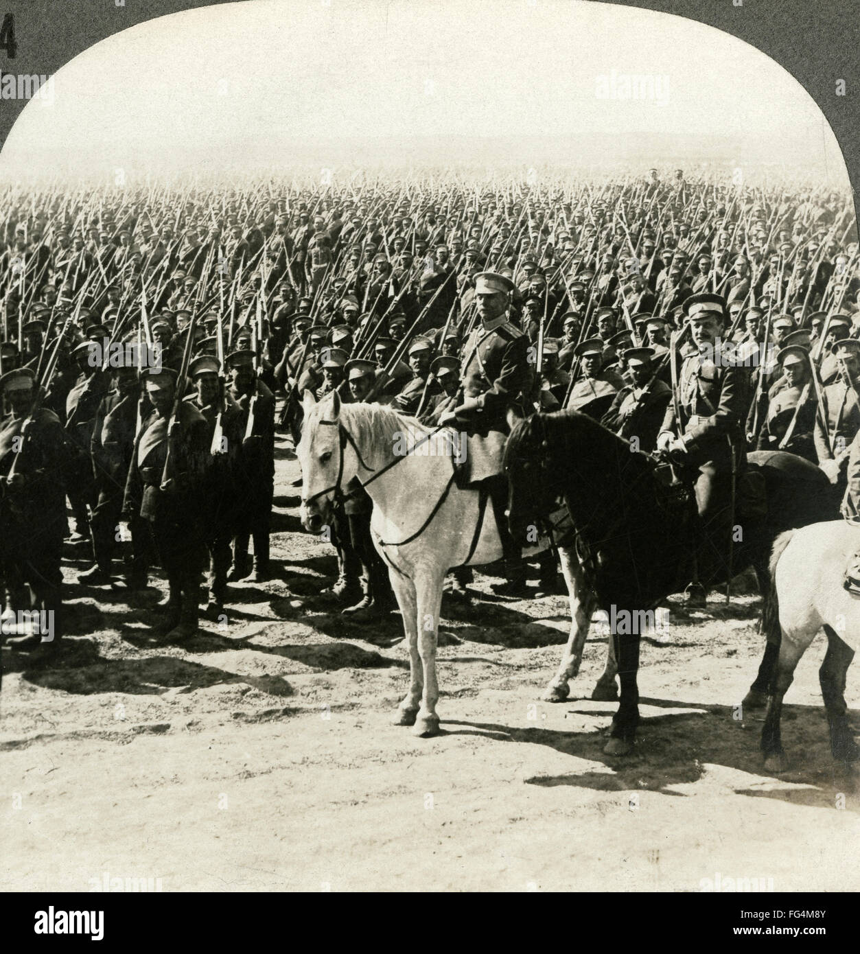 La PREMIÈRE GUERRE MONDIALE l'armée russe. /NRussian troupes sur l