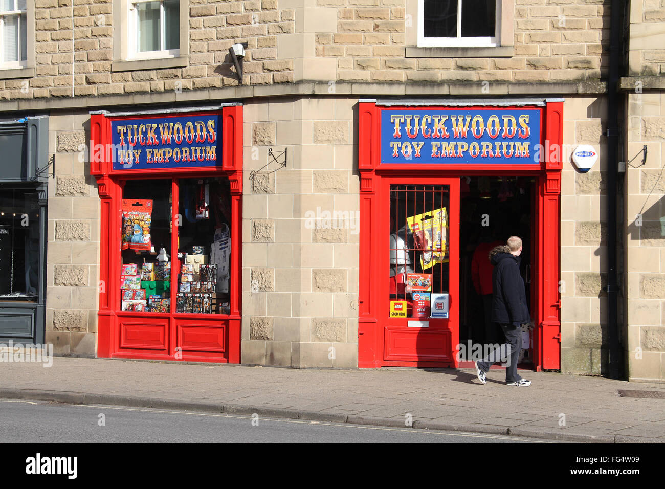 Tuckwoods Toy Emporium dans le Peak District Ville de Bakewell Banque D'Images