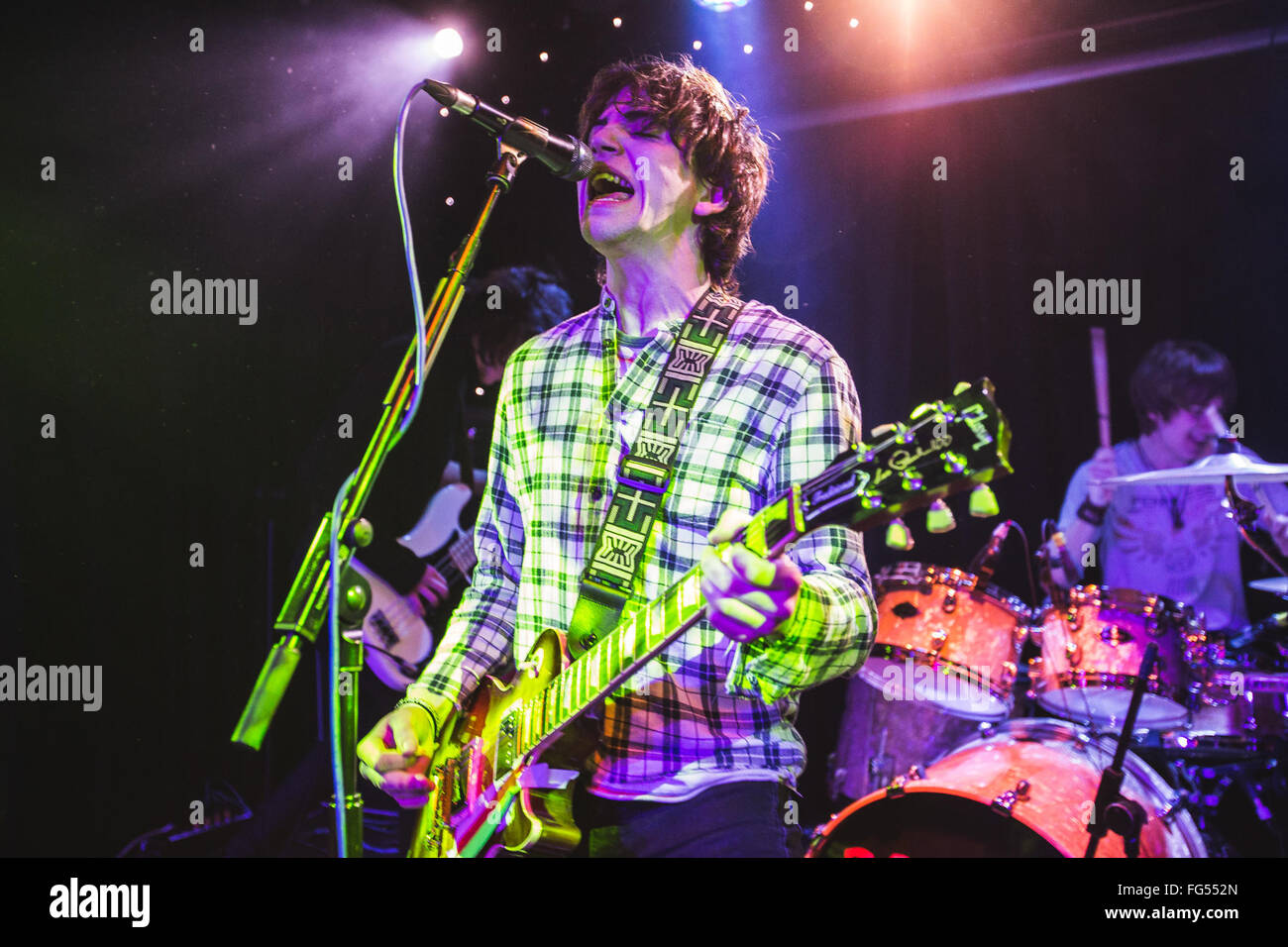 11 février, 2016 - Joli cercle vicieux en concert à Dingwalls à Camden dans le cadre de la présente, NME Awards 2016 © Myles Wright/ZUMA/Alamy Fil Live News Banque D'Images