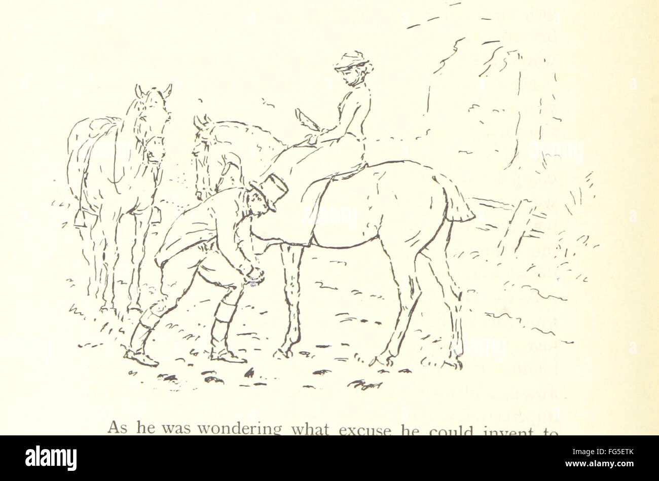 58 de 'Mr. Spinks et ses chiens. Une histoire de chasse ... Avec des illustrations de C. Lutyens et l'auteur' Banque D'Images