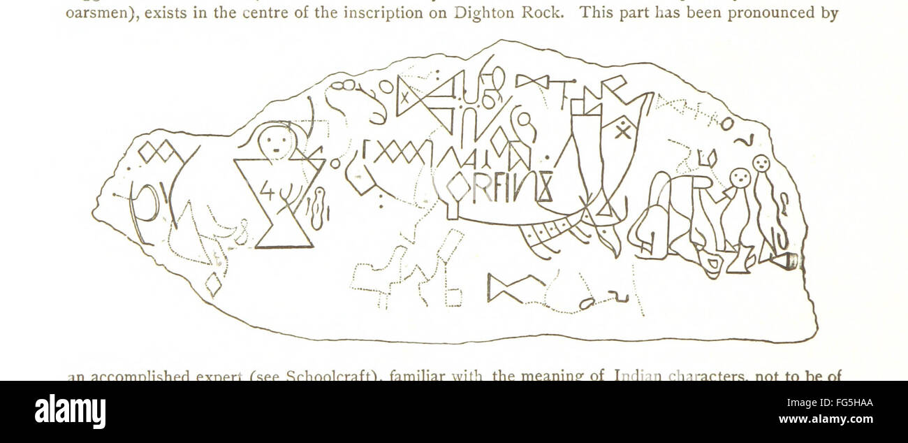 Ce livre vintage couvre l'exploration du voyage de Leif Erikson à Vineland en 1000, offrant un aperçu des Vineland Sagas et de son débarquement historique. Il fournit un résumé important de la saga, avec des détails sur l'emplacement de ses maisons en Amérique du Nord. Banque D'Images
