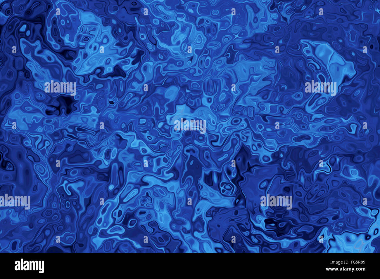 Une peinture Blue Abstract Background Banque D'Images