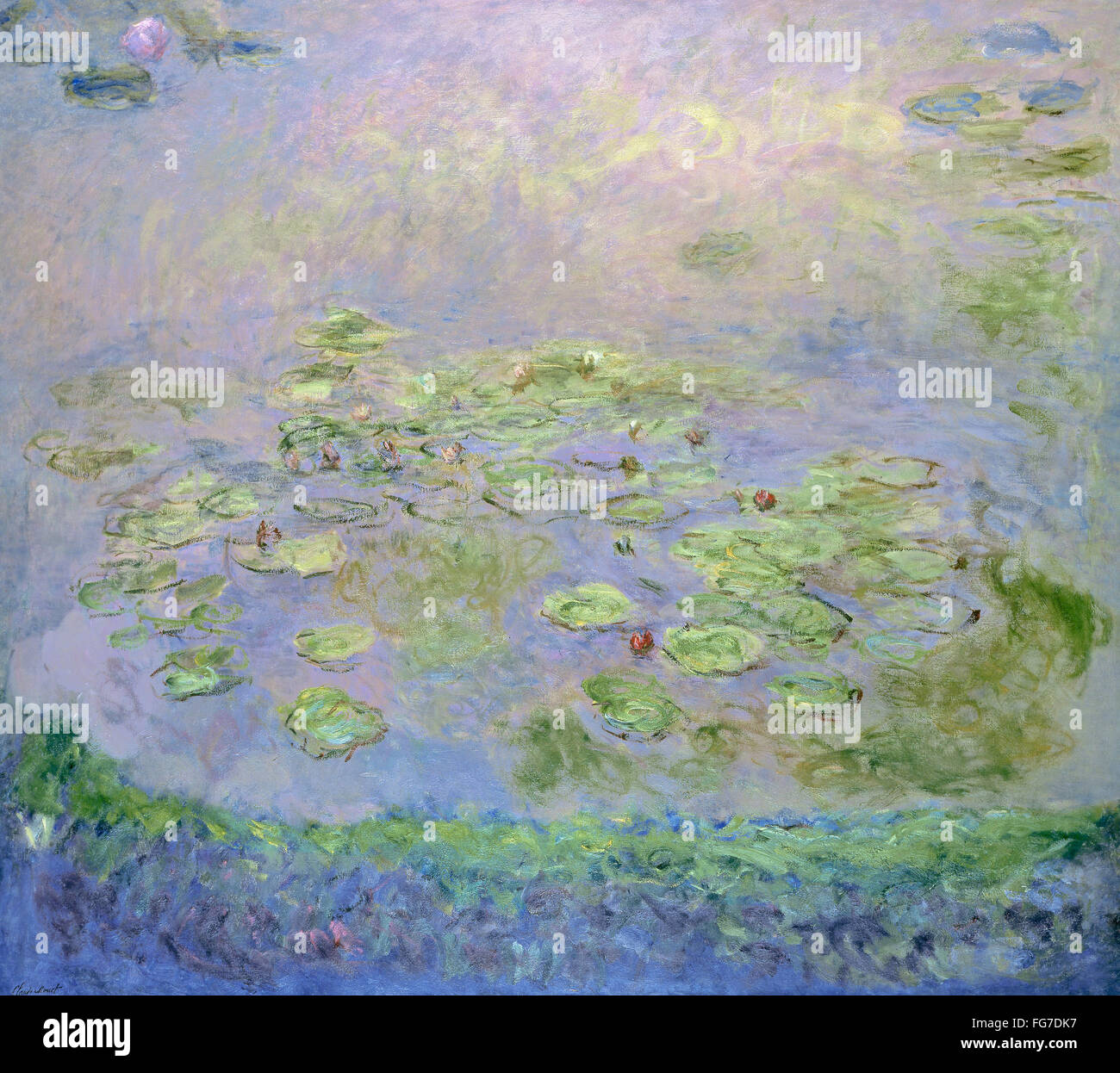 Peinture de nénuphars monet Banque de photographies et d’images à haute ...