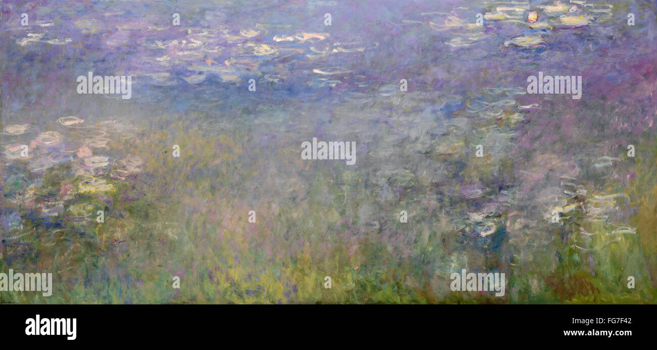 Peinture de nénuphars monet Banque de photographies et d’images à haute ...