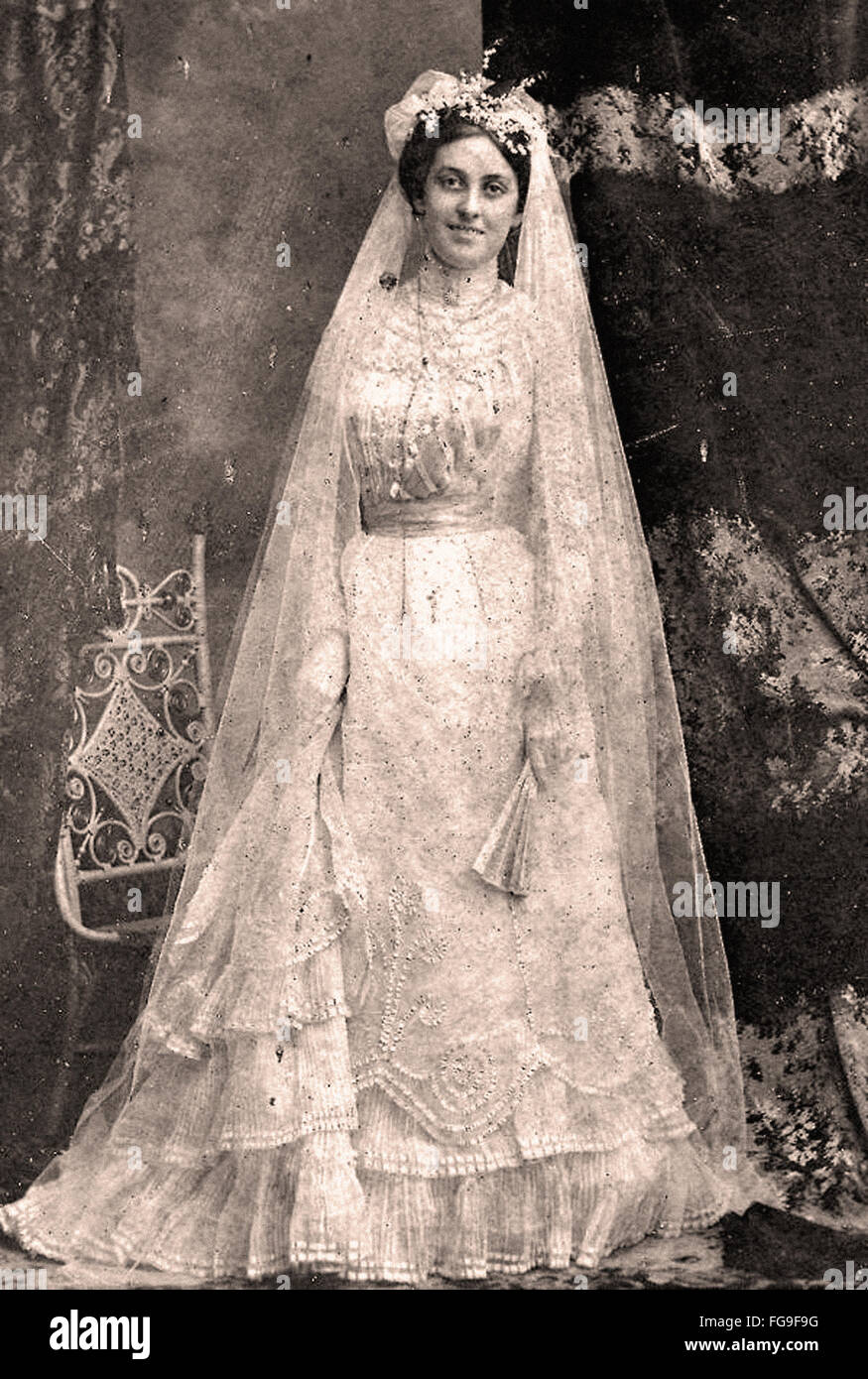 Brides avant 1900 25284 2529 Banque D'Images