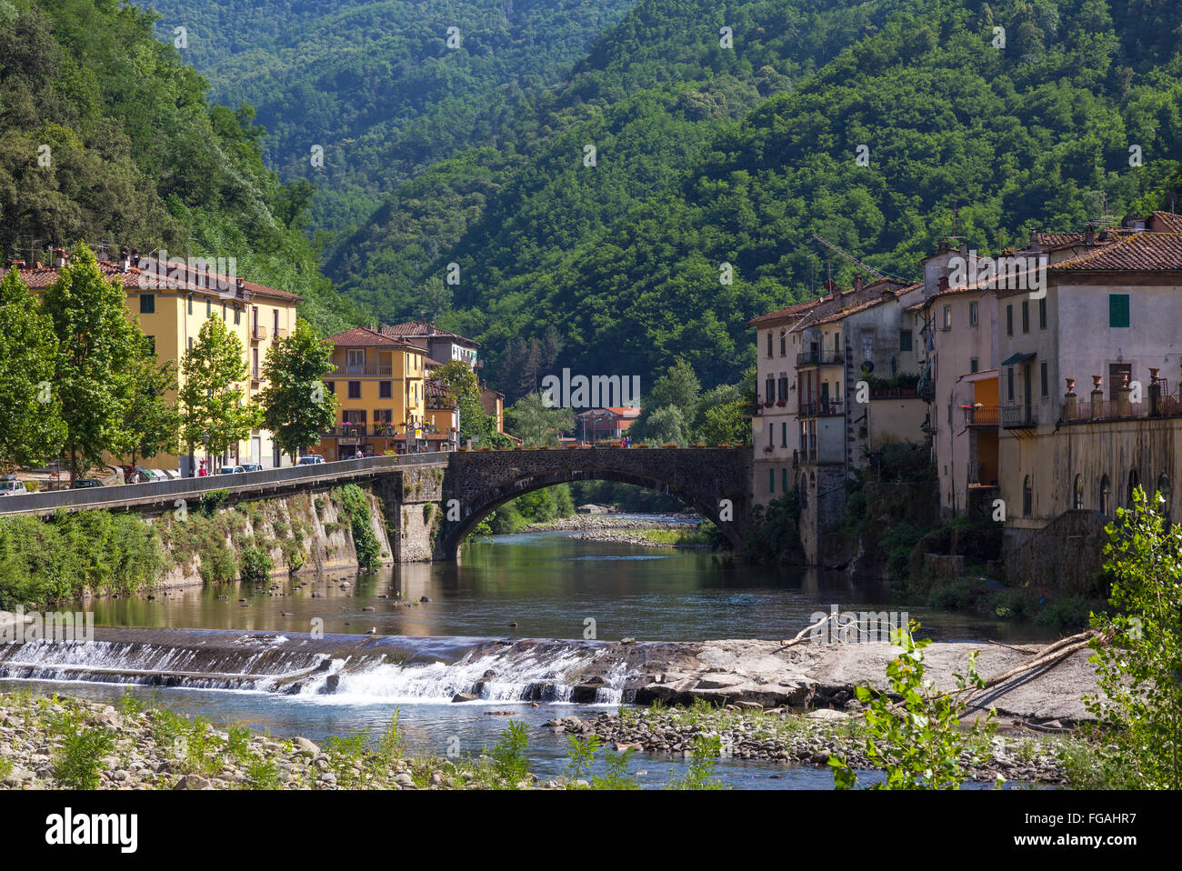 Grâce à Bagni di Lucca, Italie Banque D'Images