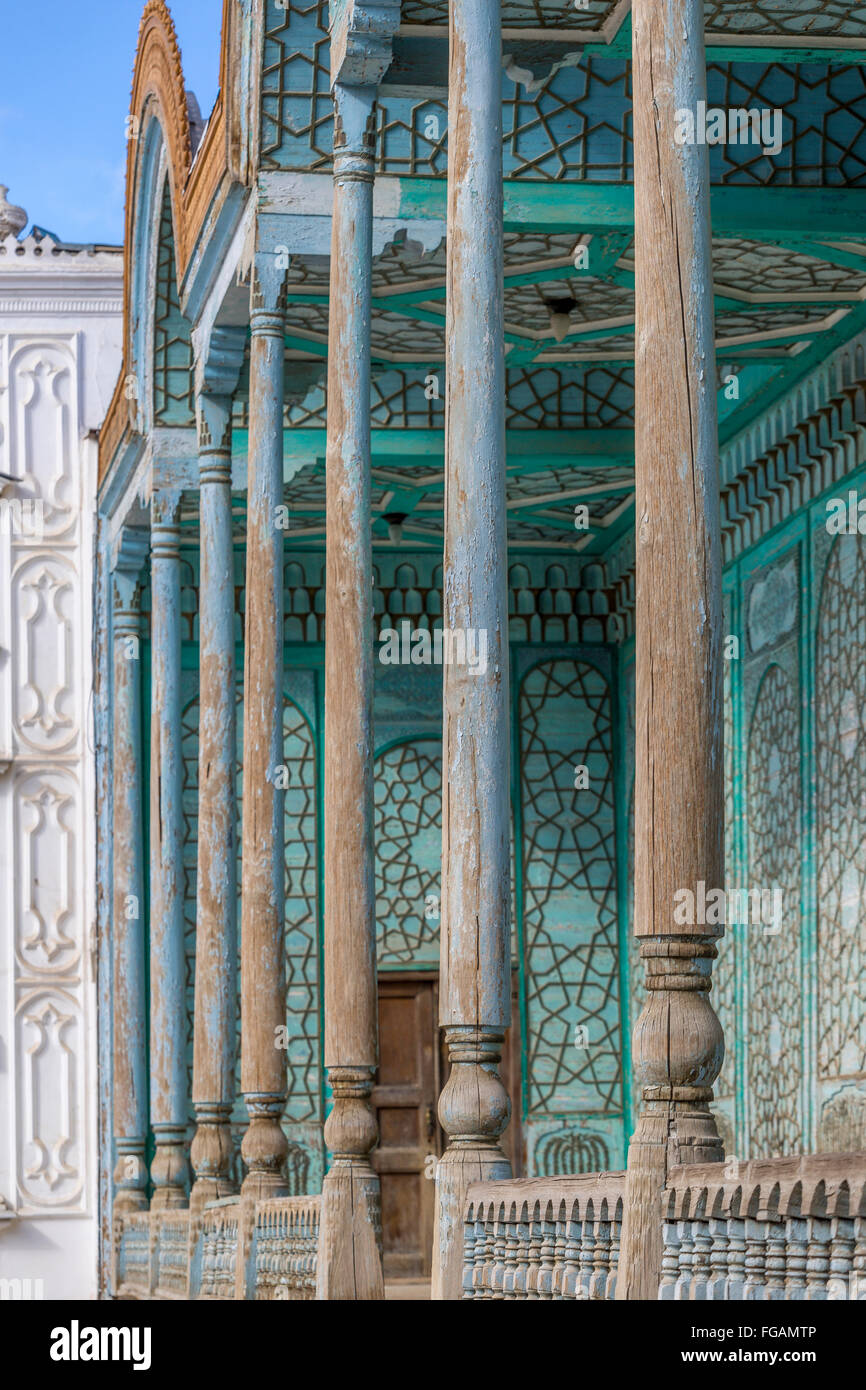 Mohi-Hosa Sitorai Palace est une résidence de campagne des émirs de Boukhara. Le nom de l'palace signifie 'Stars rencontrez la lune" Banque D'Images