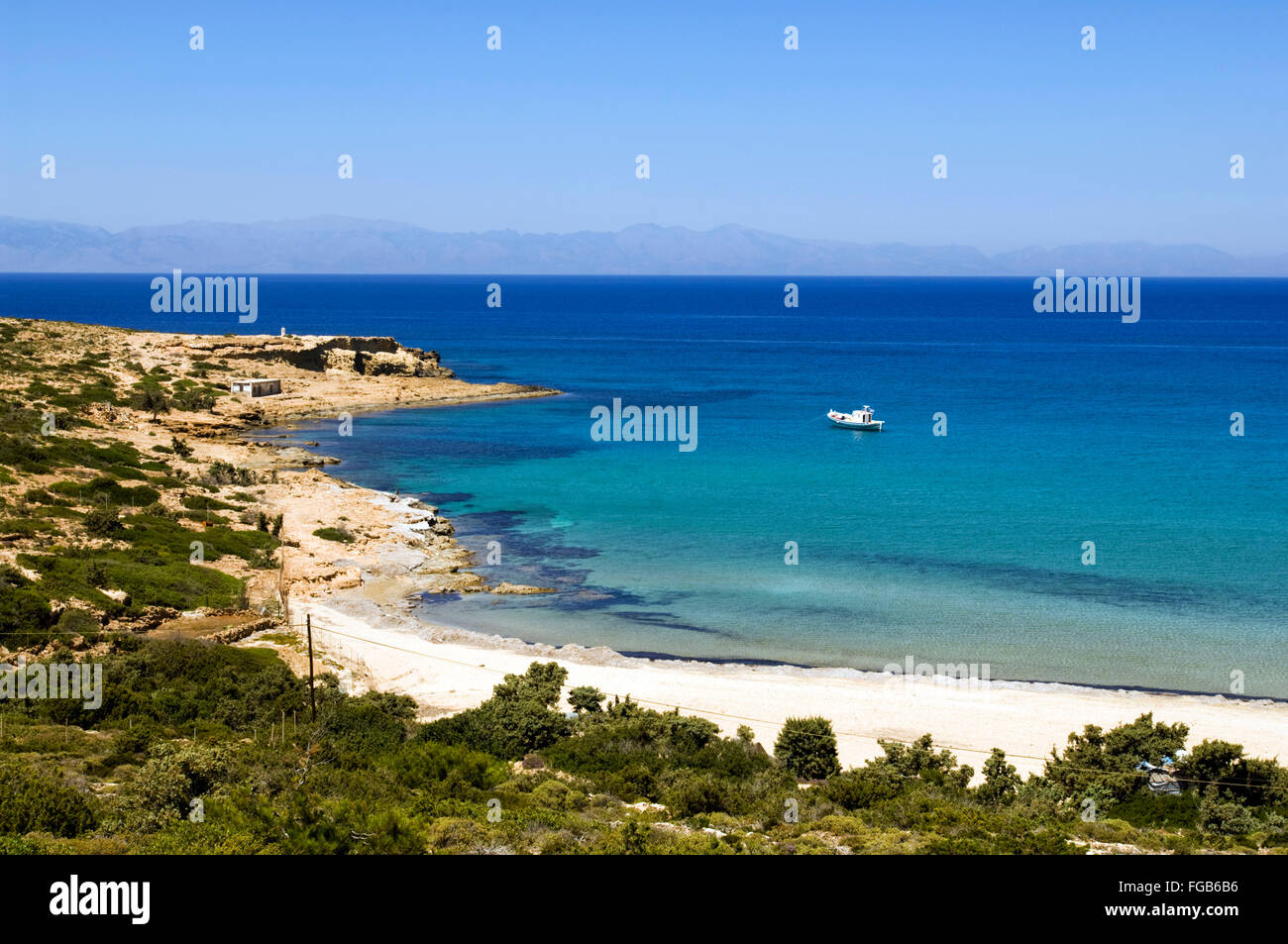 Spanien, Kreta, île de Gavdos, der Strand Sarakiniko Banque D'Images