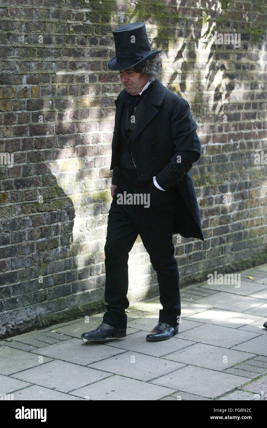 John Sessions, en costume victorien, (crédit image © Jack Ludlam) Banque D'Images