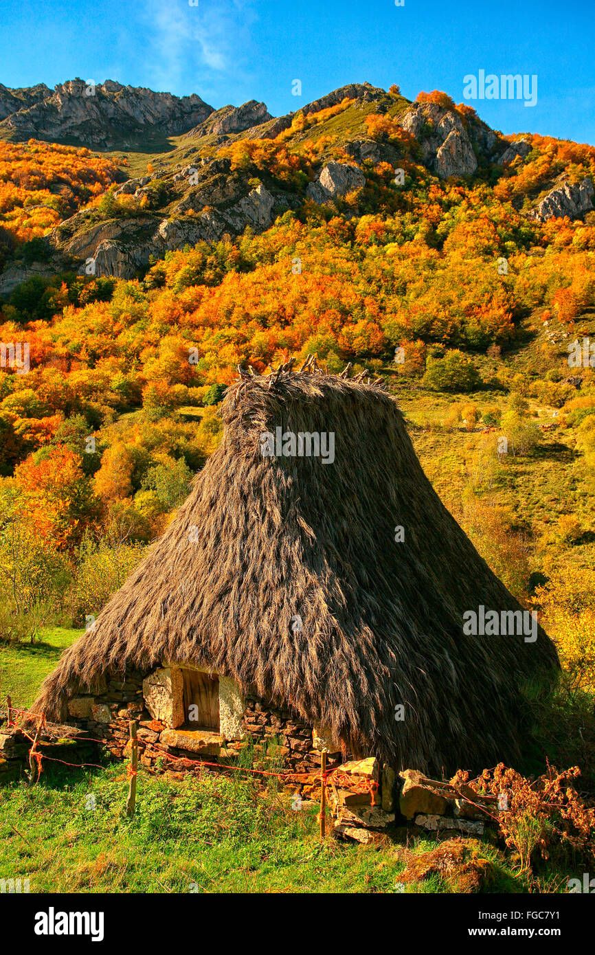 Le parc naturel de Somiedo dans les Asturies. Espagne Banque D'Images