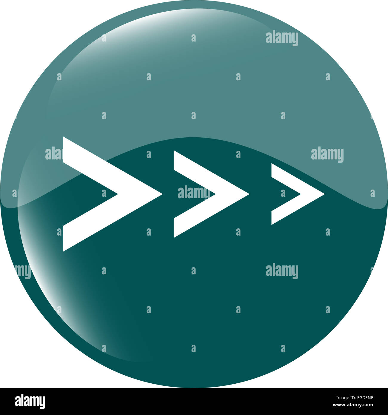 Icône Apps. abstract signe sur le bouton web isolated on white Banque D'Images