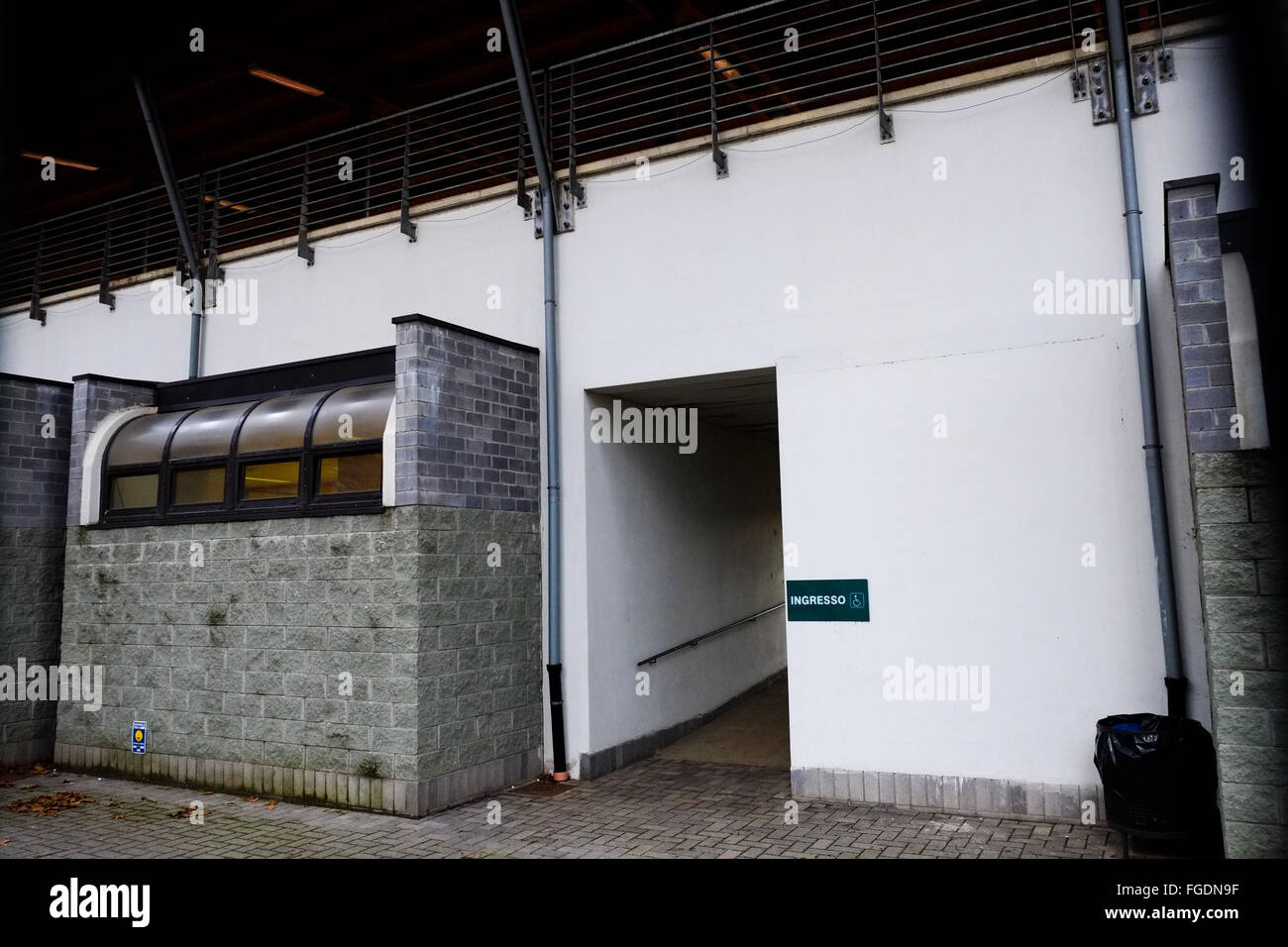 Vue extérieure de l'athlétisme Stadio Ridolfi, Florence. Jeux olympiques 2016 Trisome.Italie Banque D'Images