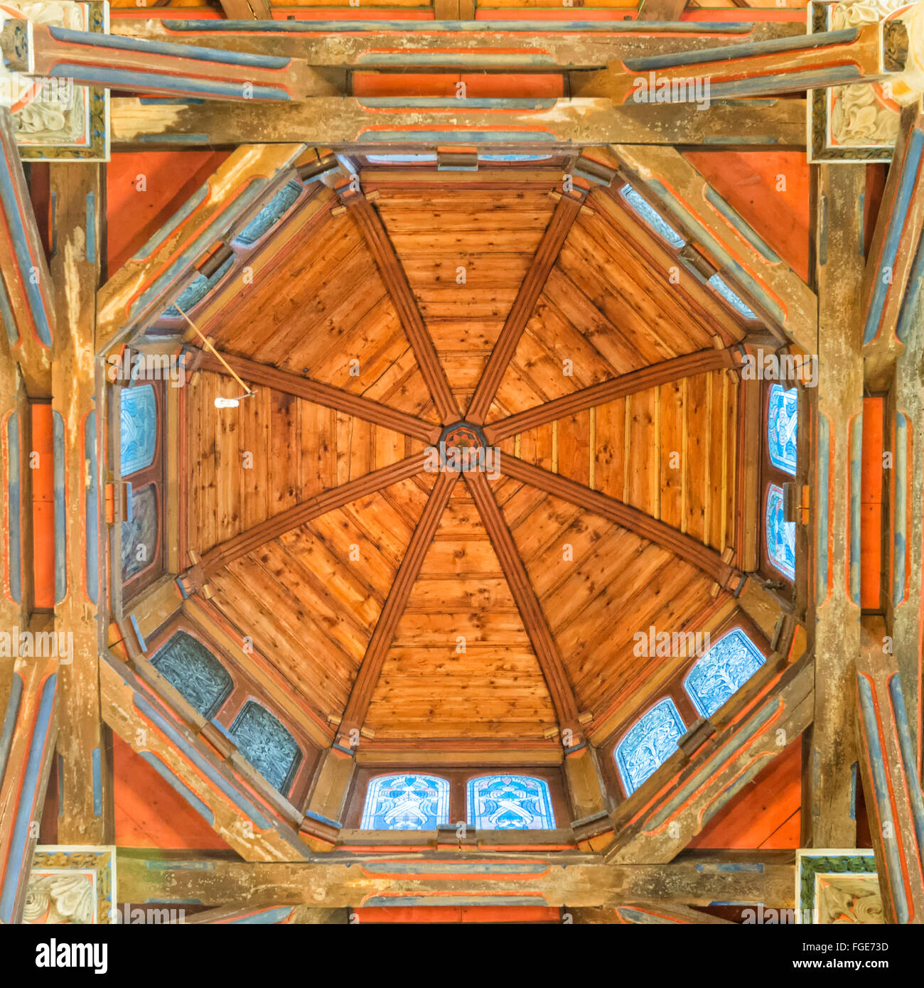 Chapelle Saint Ulrich, coupole (Palais Impérial Kaiserpfalz), Goslar, Harz, Basse-Saxe, Allemagne, site du patrimoine mondial de l'UNESCO Banque D'Images