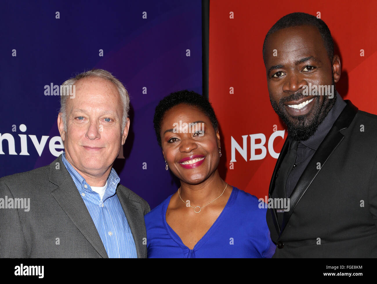 Hiver 2016 TCA Tour - NBCUniversal Press Tour à l'hôtel Langham - Arrivées en vedette : Conor O'Farrell, Deidrie Henry, Demetrius Grosse Où : Pasadena, California, United States Quand : 13 Jan 2016 Banque D'Images