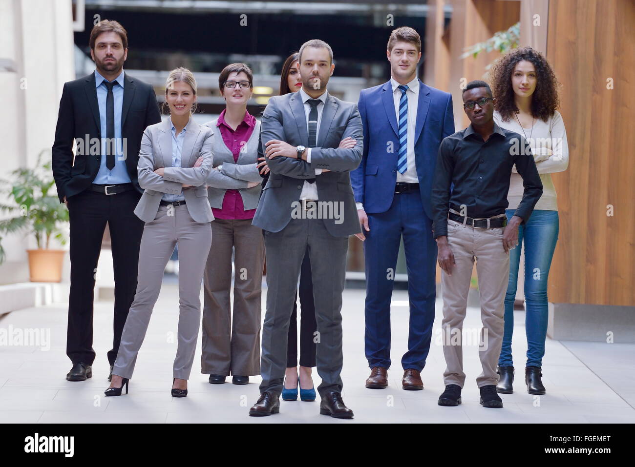 Groupe de personnes d'affaires Banque D'Images