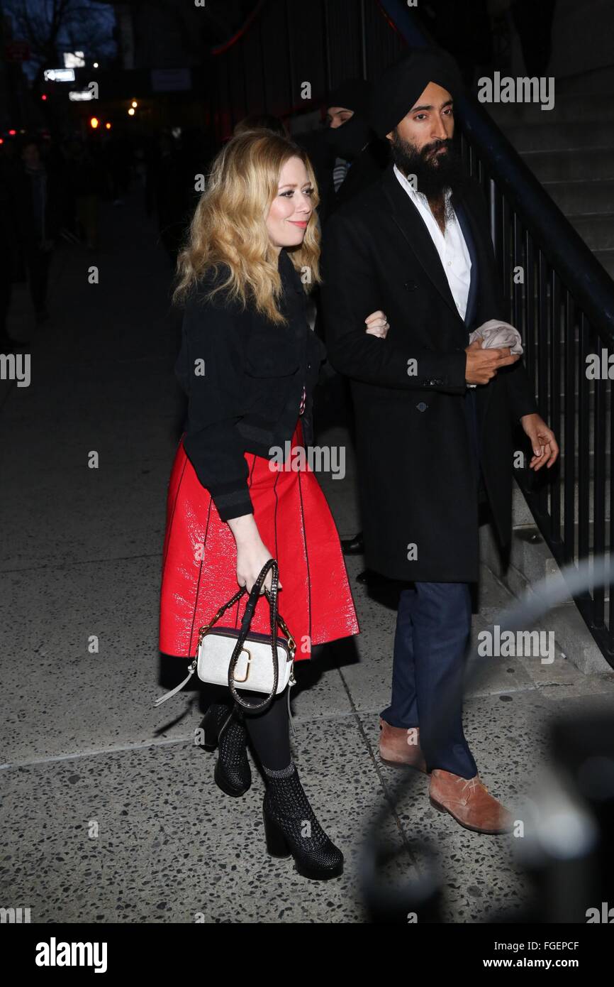 New York, NY, USA. 16Th Jun 2016. Natasha Lyonne au fashion show pour Marc Jacobs Automne 2016 Fashion Show - New York Fashion Week, Park Avenue Armory, New York, NY 18 février 2016. © Andres Otero/Everett Collection/Alamy Live News Banque D'Images