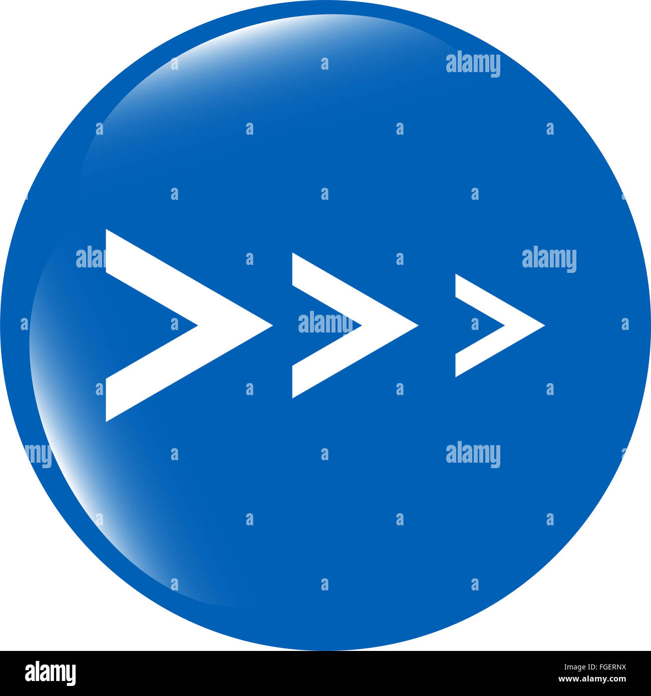 Icône Apps. abstract signe sur le bouton web isolated on white Banque D'Images