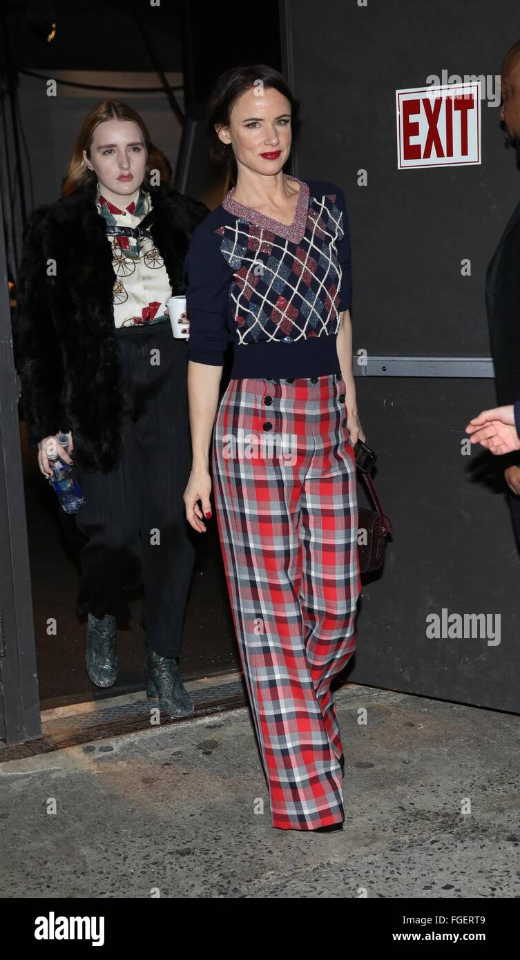 New York, NY, USA. 16Th Jun 2016. Juliette Lewis au fashion show pour Marc Jacobs Automne 2016 Fashion Show - New York Fashion Week, Park Avenue Armory, New York, NY 18 février 2016. © Andres Otero/Everett Collection/Alamy Live News Banque D'Images