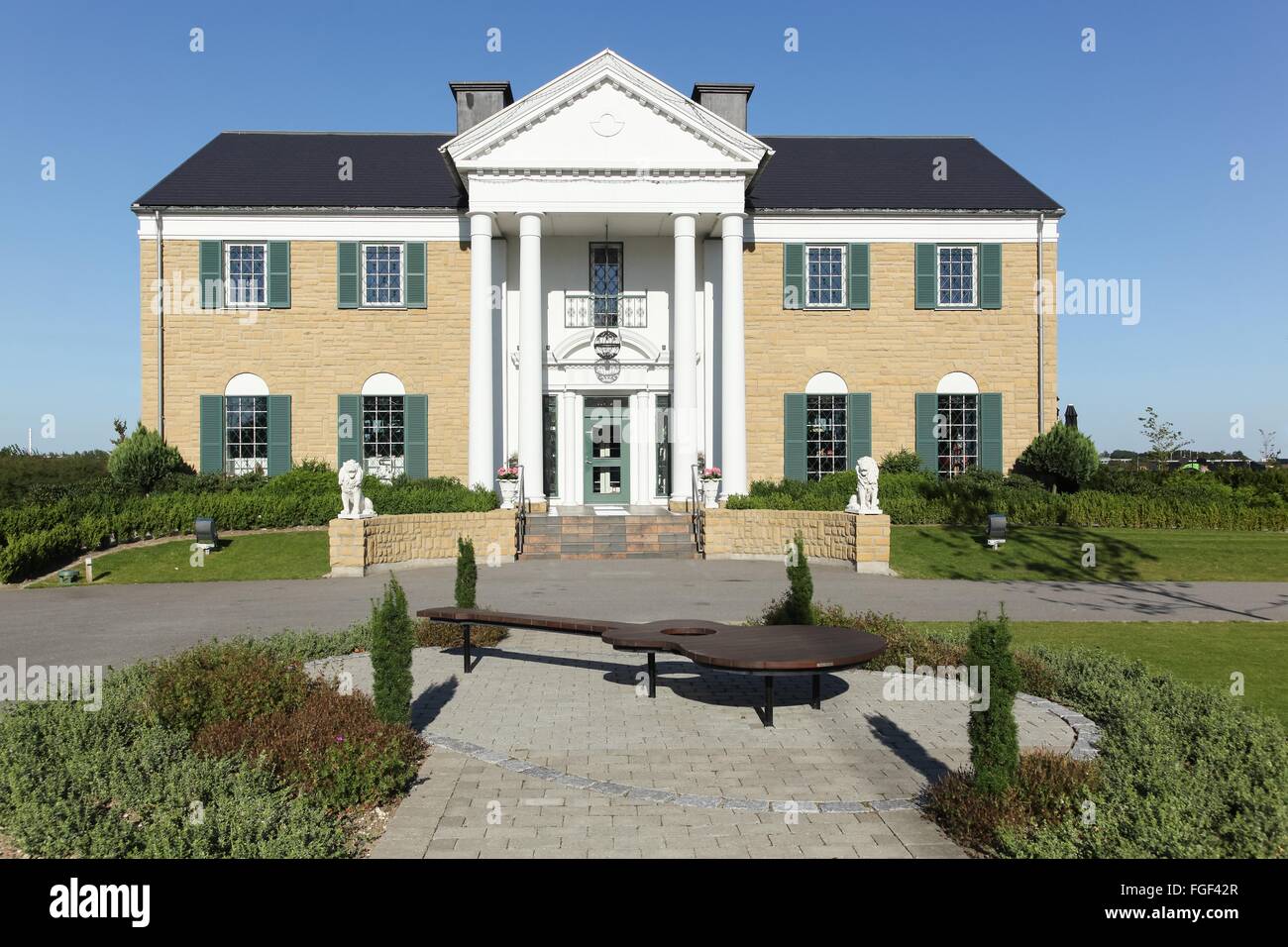 Graceland, Elvis Presley museum de Randers, au Danemark Banque D'Images