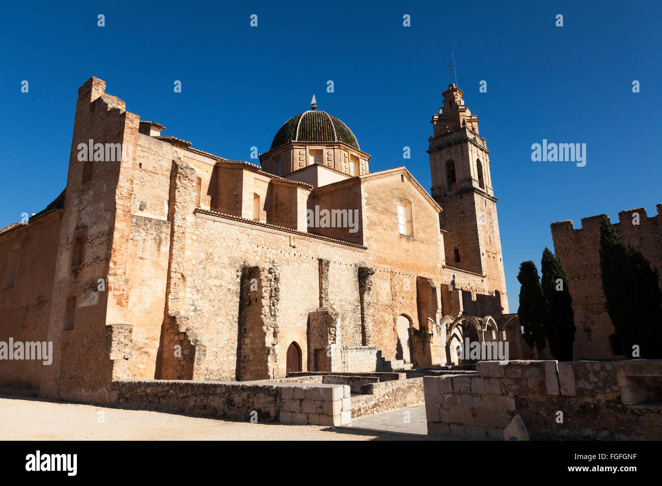 Le monastère cistercien de Saint Mary Simat de Valldigna en Espagne Banque D'Images