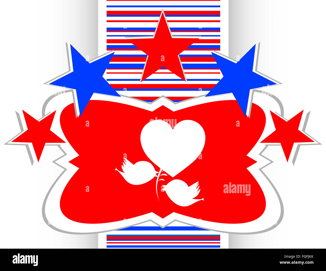 Famille d'oiseaux icônes web application web, vecteur de bouton Banque D'Images