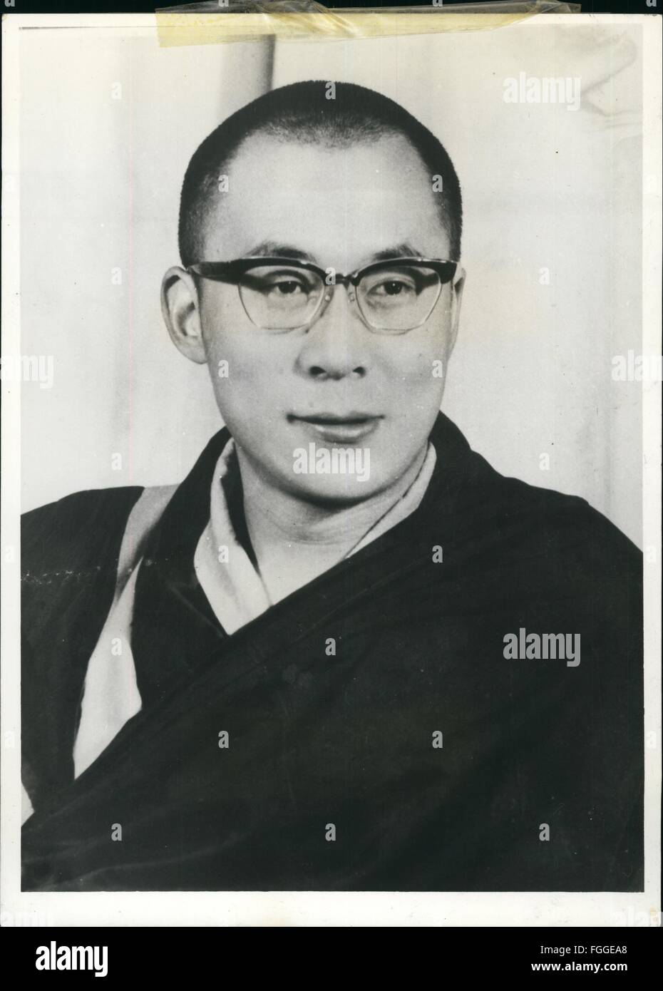 1966 - Sa Sainteté le Dalaï Lama XIV. © Keystone Photos USA/ZUMAPRESS.com/Alamy Live News Banque D'Images