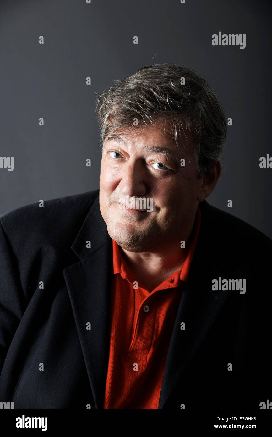 Stephen Fry au Soho Literary Festival 2014 Banque D'Images