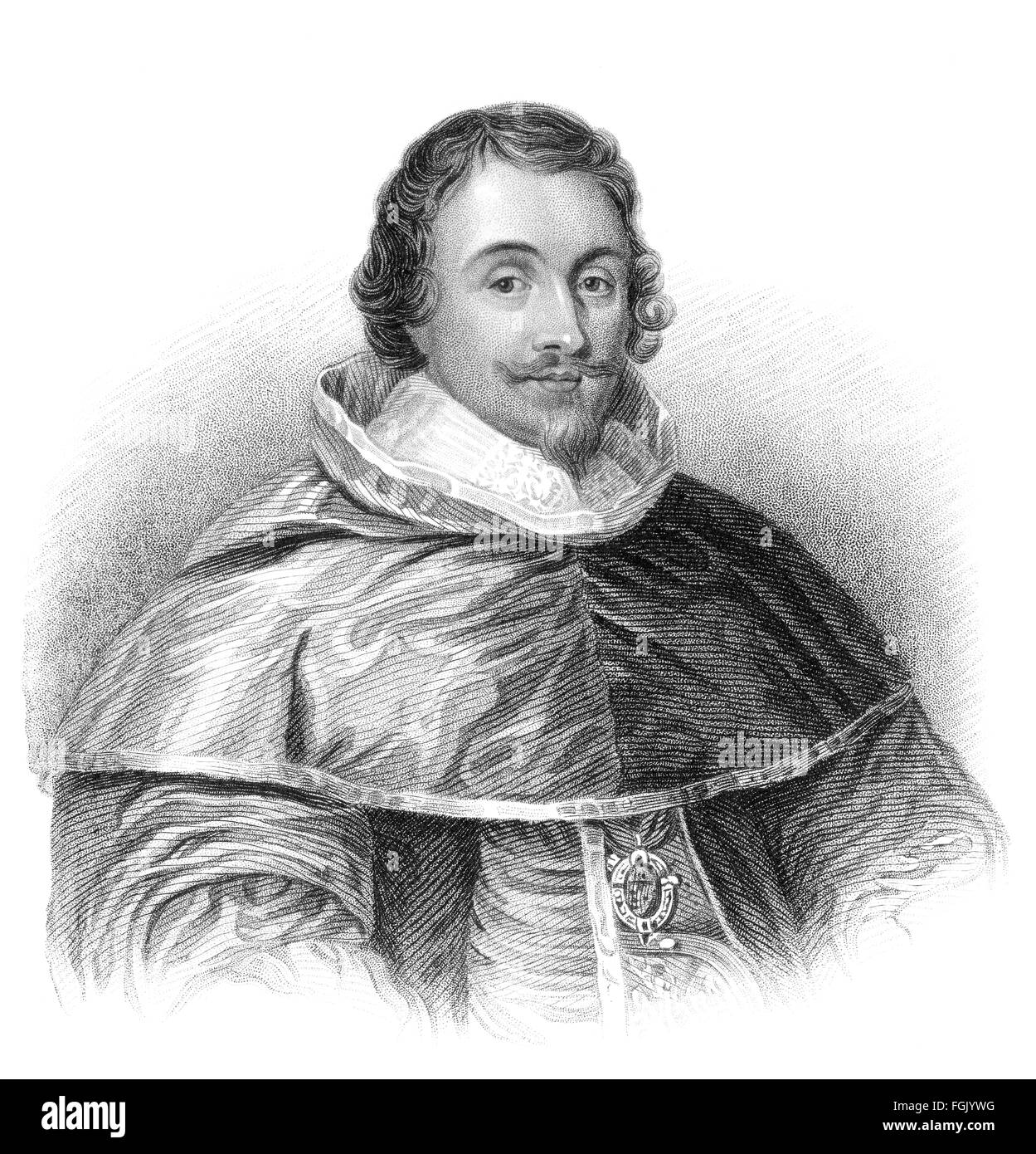 Ralph Hopton, 1er baron Hopton, 1596-1652, un commandant royaliste dans la Guerre Civile Anglaise Banque D'Images