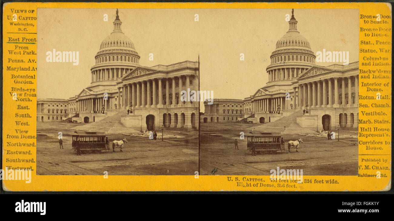 Capitole. East Front, par Chase, W. M. (1881-1944), 1818 - 9-1905 Banque D'Images