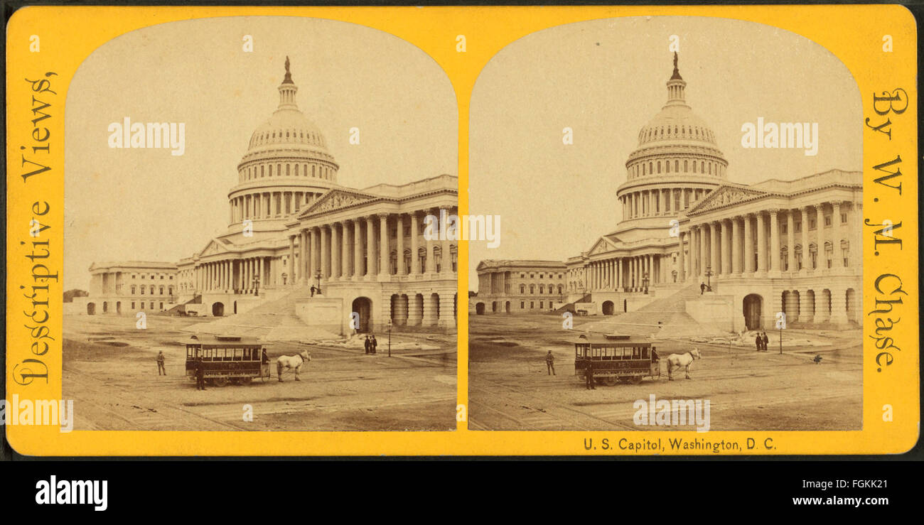 Capitole. Washington, D.C, par Chase, W. M. (1881-1944), 1818 - 9-1905 Banque D'Images