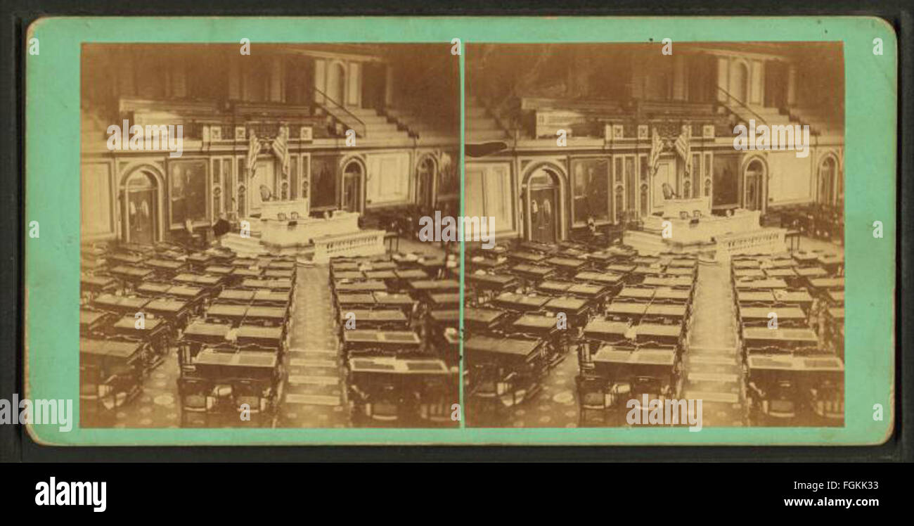 Chambre des représentants des États-Unis, par Smillie, T. W. (Thomas William), 1843-1917 Banque D'Images