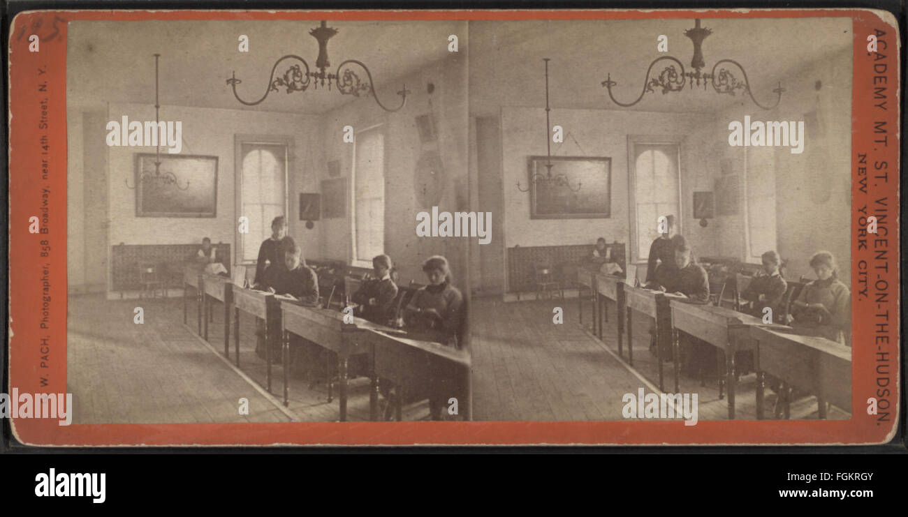 Voir des femmes en classe, par Pach, G. W. (Gustavus W.), 1845-1904 Banque D'Images