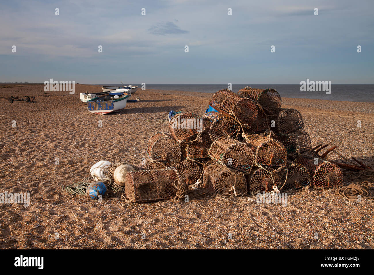 Bateaux à voile au repos sur la côte nord du comté de Norfolk Banque D'Images