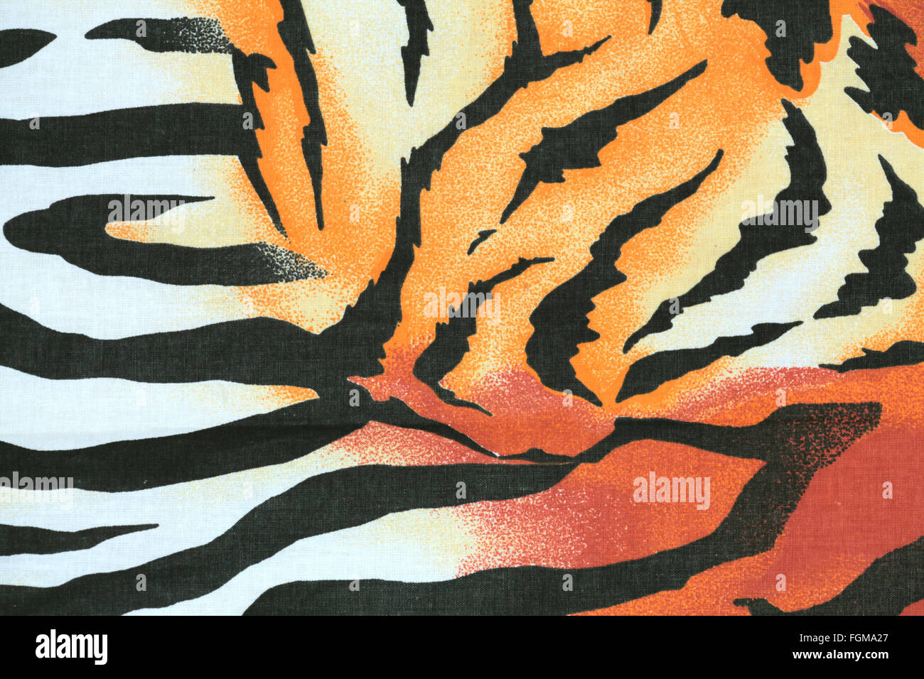 Tiger, la peau, l'animal, fourrure, close-up, cheveux, arrière-plans, motif rayé, chat, orange, texturée, non domestiquées, big, print, anim Banque D'Images
