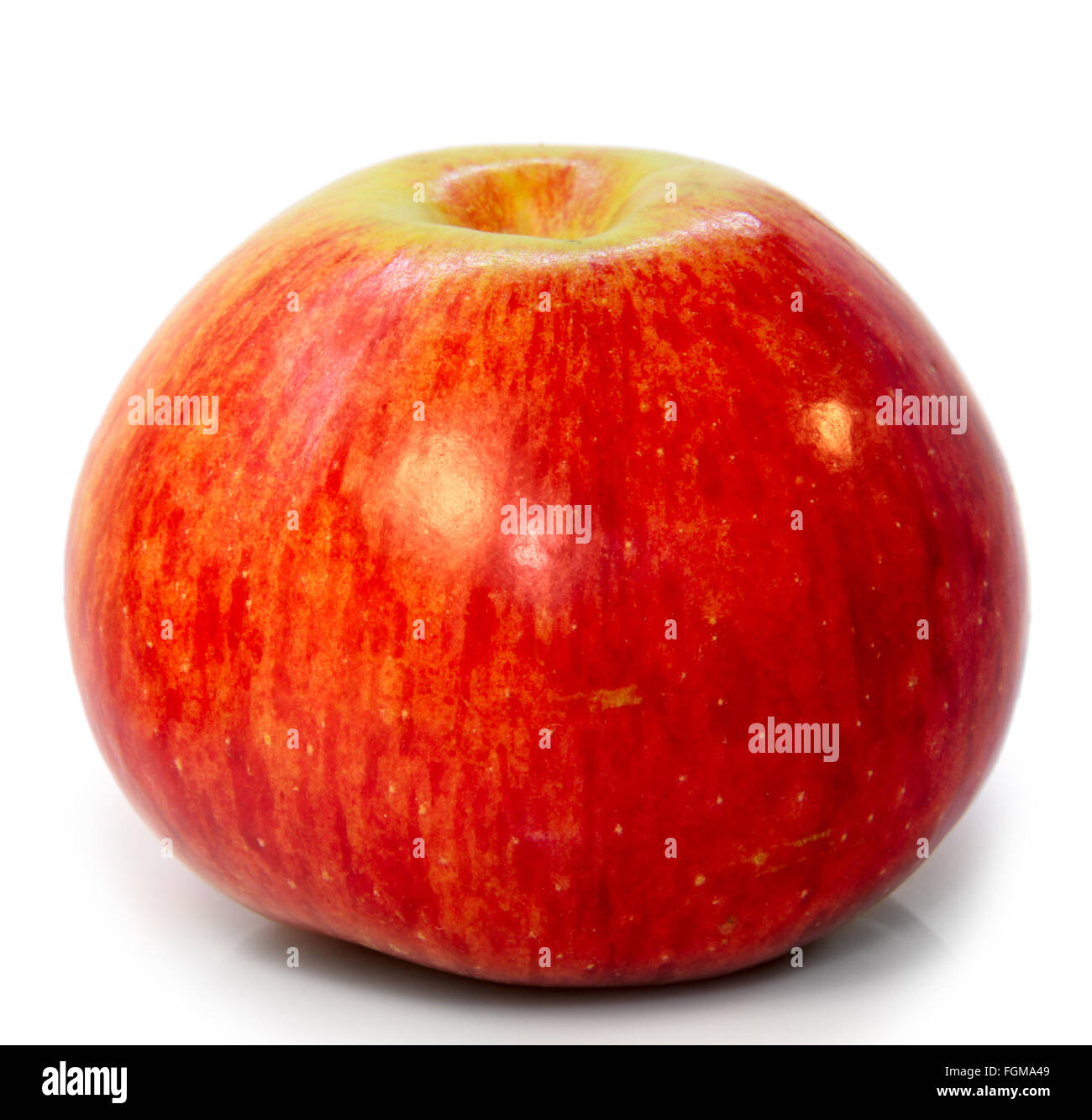 Apple, isolés, des fruits, de l'alimentation, sur fond blanc,,, fraîcheur, seul, manger, objet, sain, vert, couleur, souches, RIPE, rouge, Banque D'Images