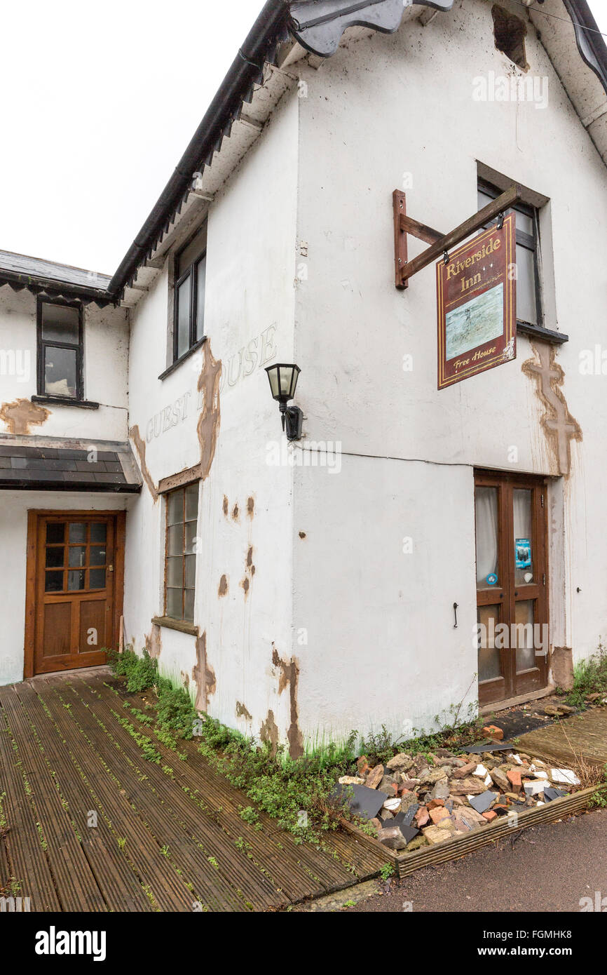 Fermé public house, Ross on Wye, Herefordshire, Engtand, UK Banque D'Images