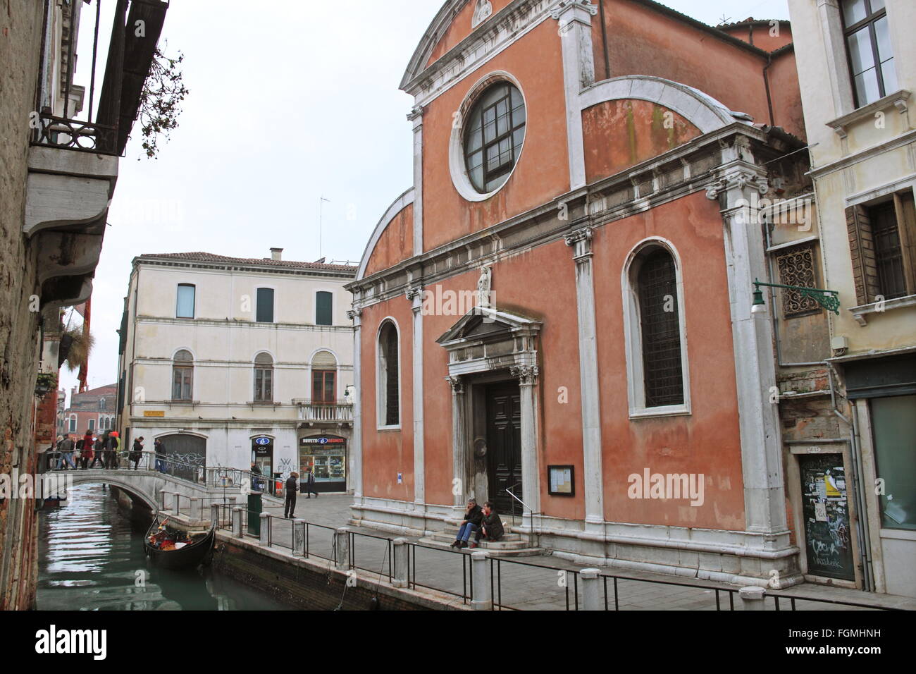 Chiesa di San Felice, Fondamenta San Felice, Cannaregio, Venise, Vénétie, Italie, Mer Adriatique, de l'Europe Banque D'Images