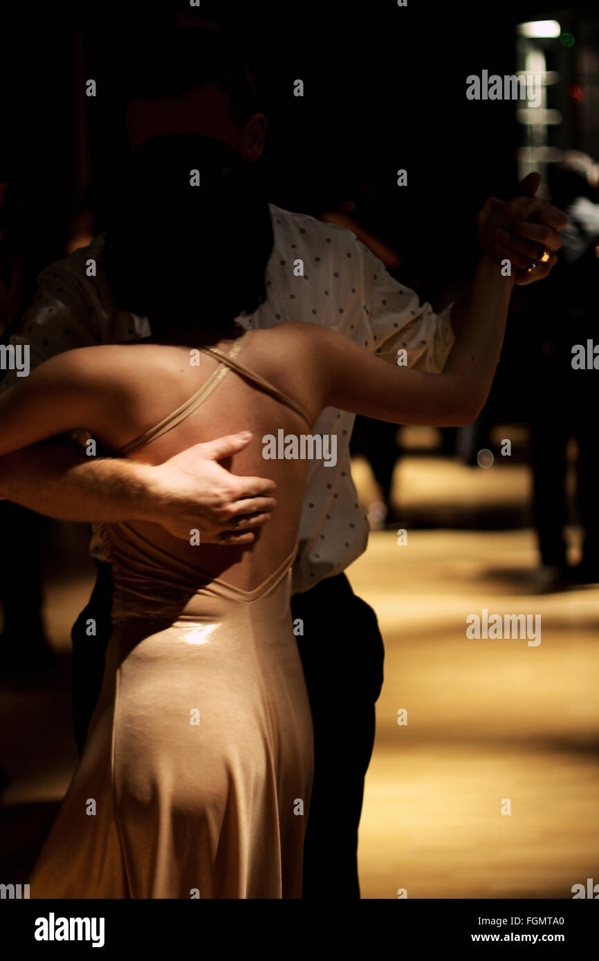 Tango danse de couple Banque D'Images