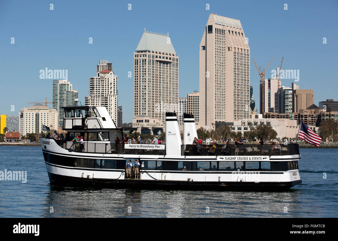 Ferry, Coronado Island, San Diego, California, USA Banque D'Images