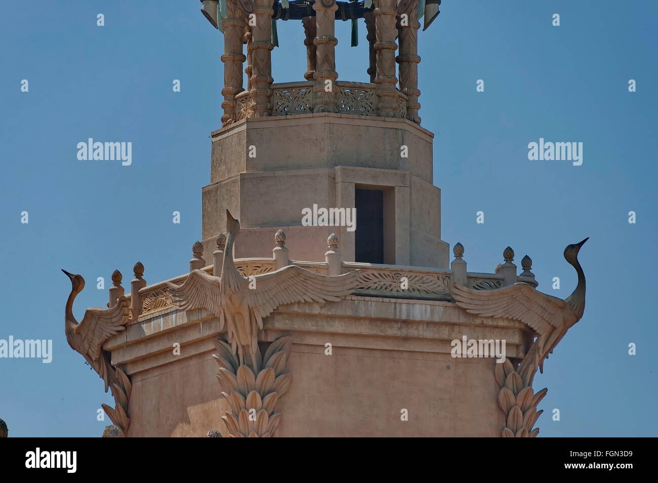 Fragment de Palace of the Lost City Hotel à Sun City, Afrique du Sud Banque D'Images