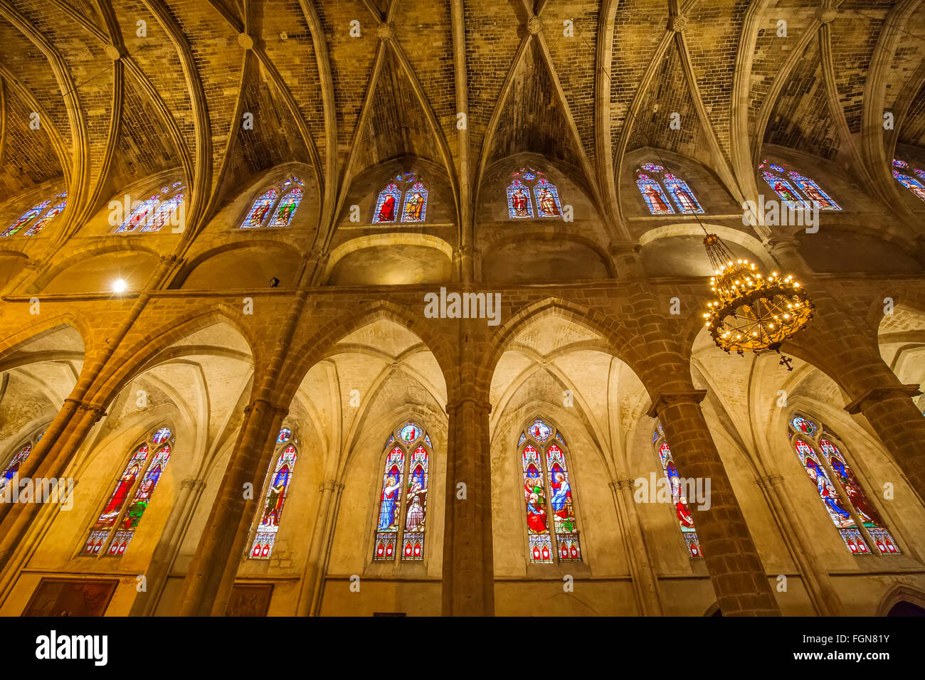 Ancienne Cathédrale Bazas, Saint James way. Gironde Aquitaine France Banque D'Images