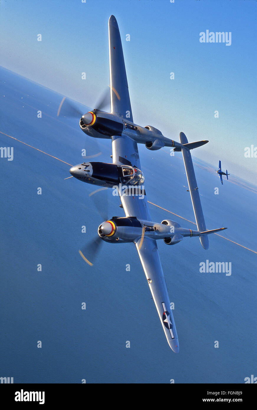 Lockheed P-38 LIGHTNING WWII Fighter Banque D'Images