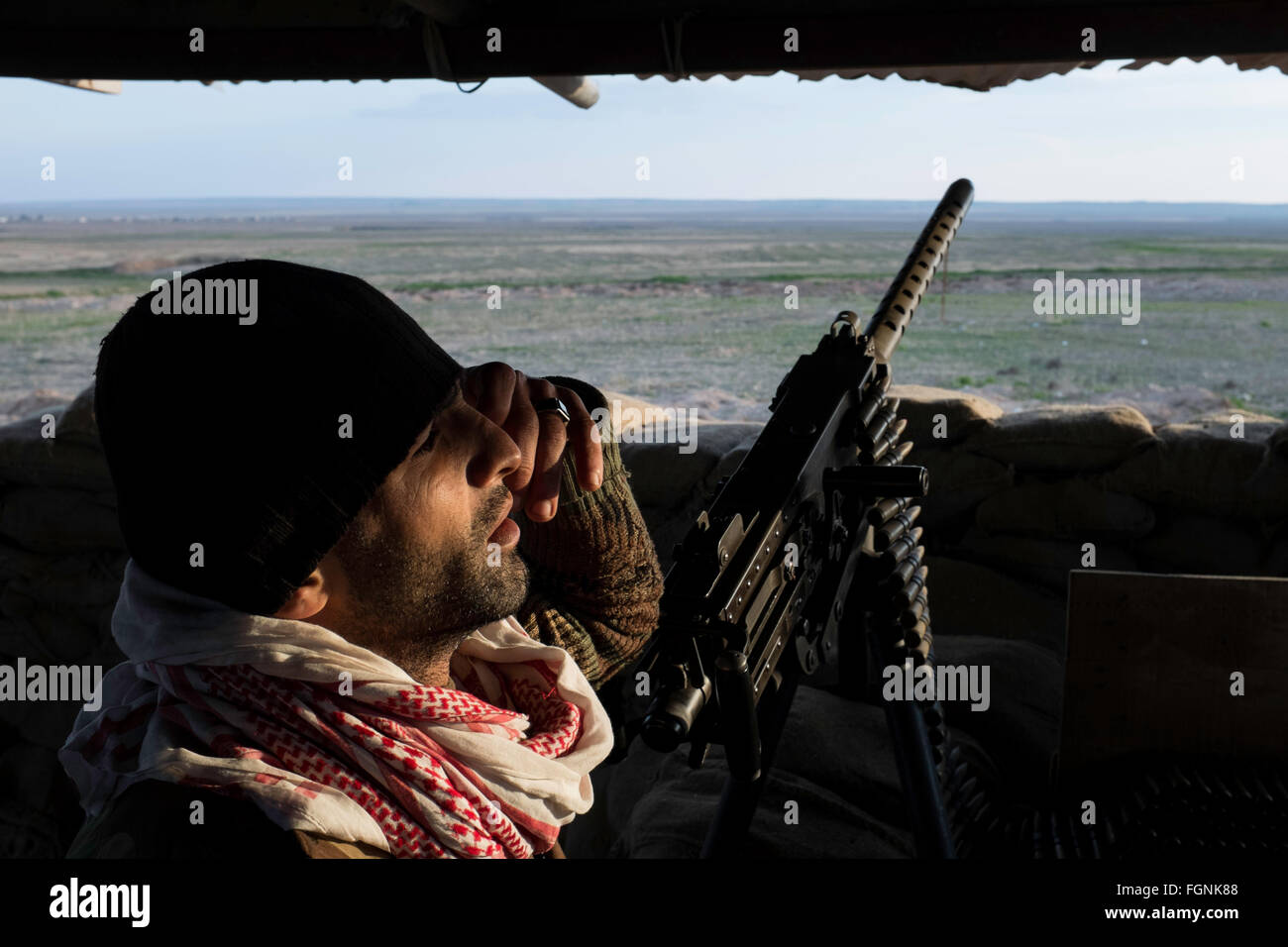 Barzanke dans le Kurdistan irakien - 11/02/2016 - Irak / Kurdistan iraquien / Barzanke Barzanke - ressemble plus à un caractère archéologique s Banque D'Images