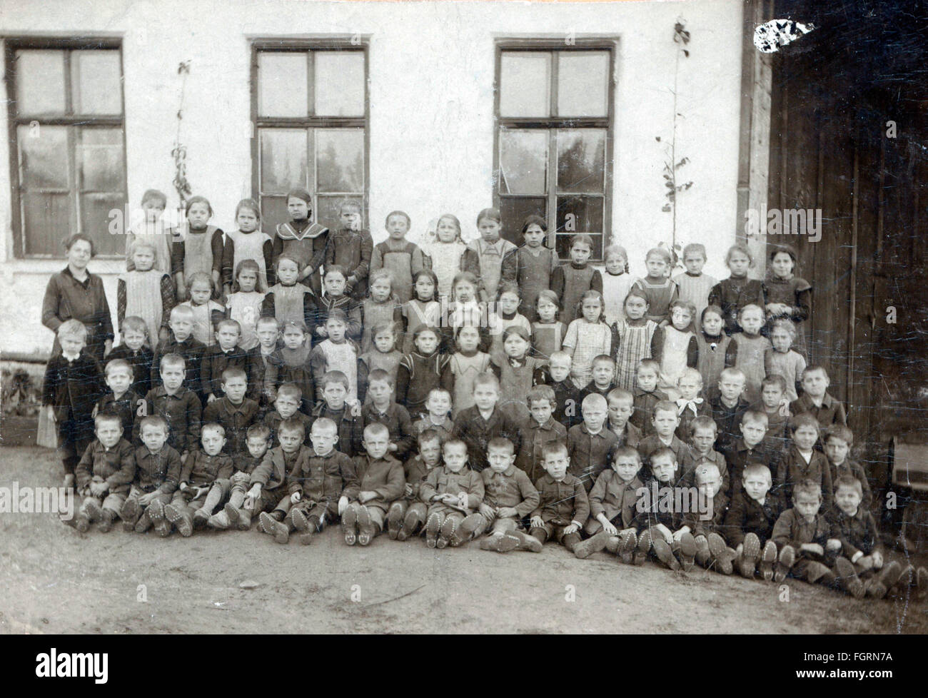 Pédagogie, photo de classe, classe, vers 1910, droits additionnels-Clearences-non disponible Banque D'Images