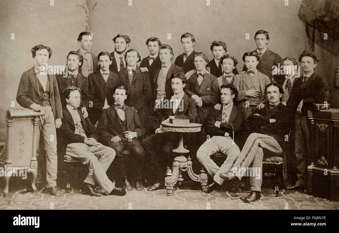 Pédagogie, photo de classe, année de troisième âge, vers 1910, droits additionnels-Clearences-non disponible Banque D'Images